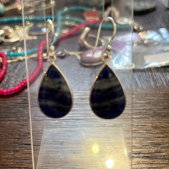Sodalite Earrings - Picture 1 of 1